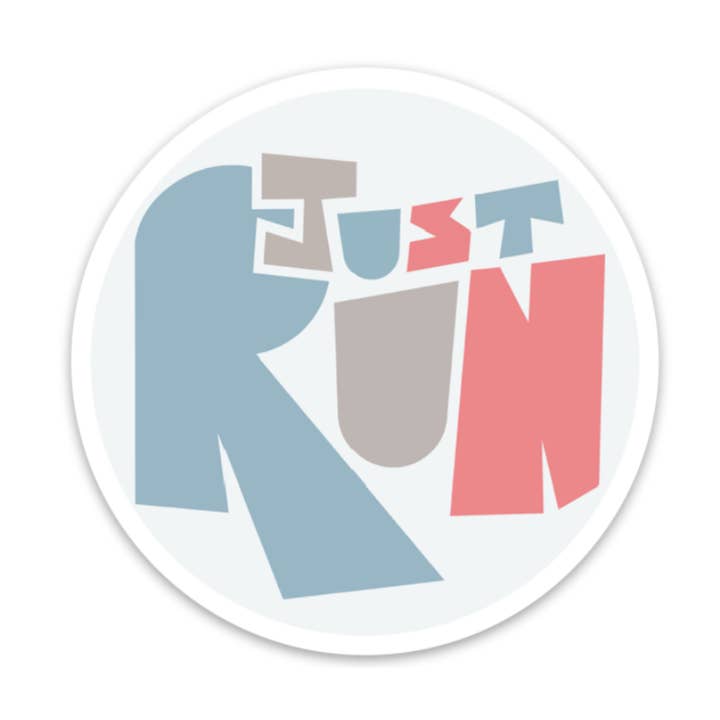 Just Run Circle - Sticker voor wholesale door Kevin & Kaia