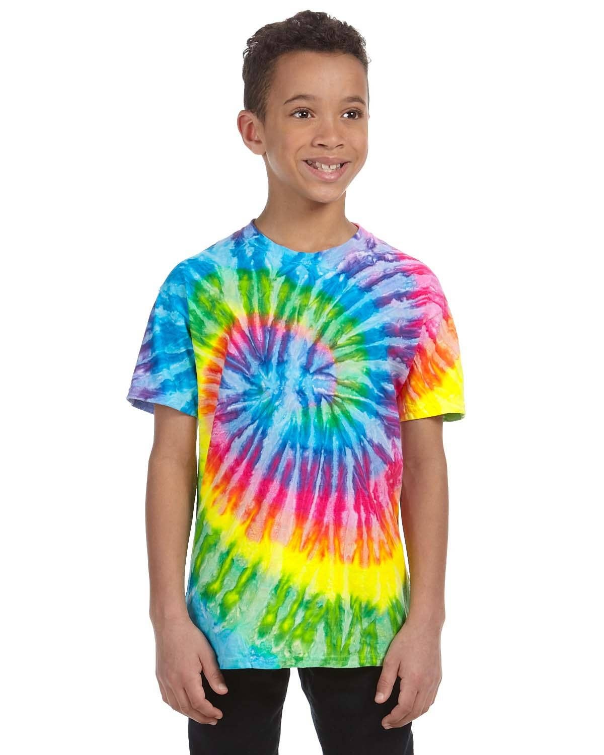 Total Apparel - Wholesale T-Shirt - Kids - Tie-Dye CD100Y - Youth 5.4 oz. 100% Cotton T-Shirt13