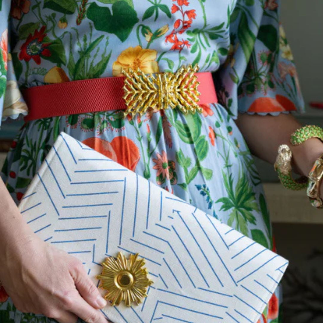 Garland Bags - Wholesale Belt Buckle - Women's - Crisscross Bamboo Interchangeable Belt Buckle3