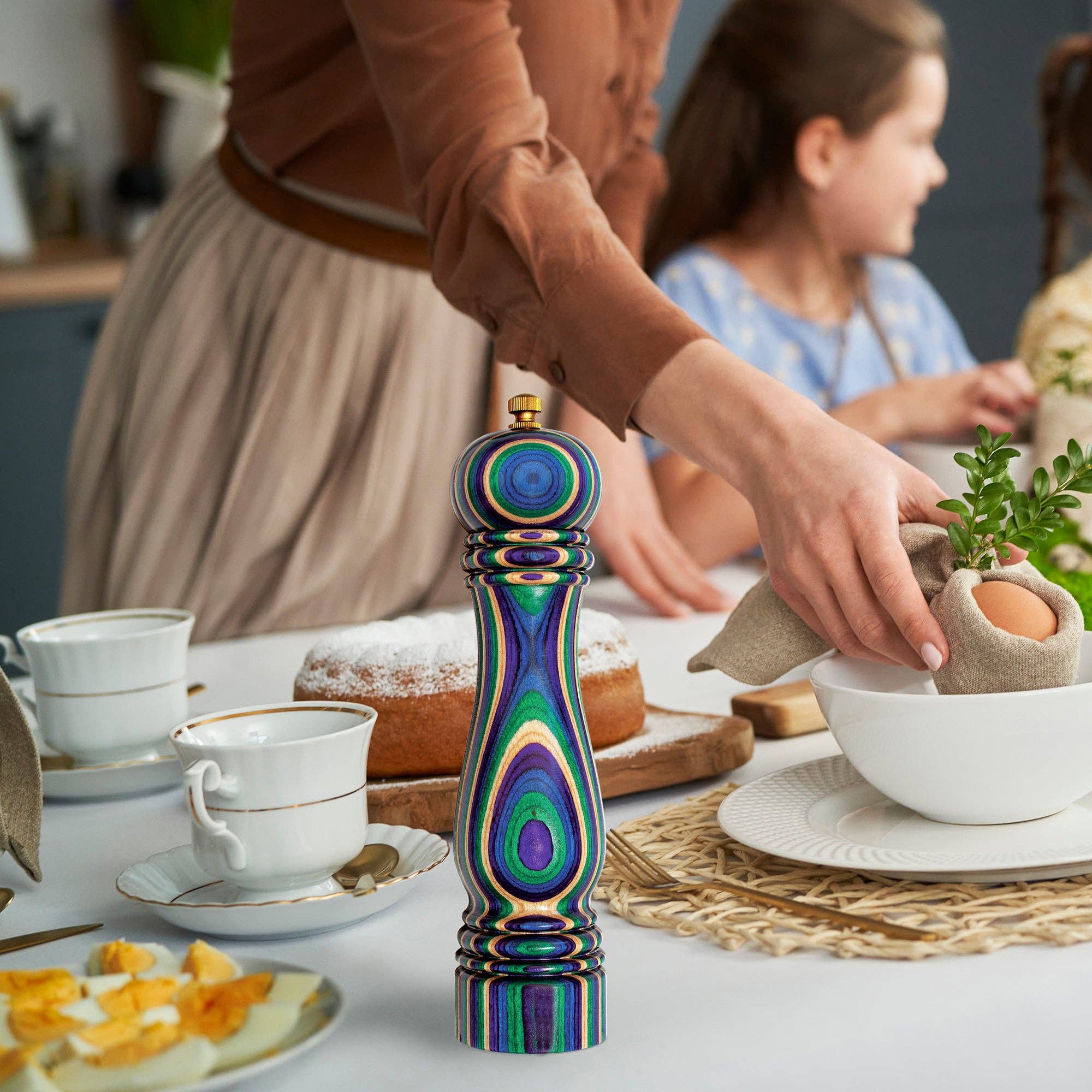 Totally Bamboo - Wholesale Pepper Mill - Baltique® Mumbai Pepper Grinder with Adjustable Mill3