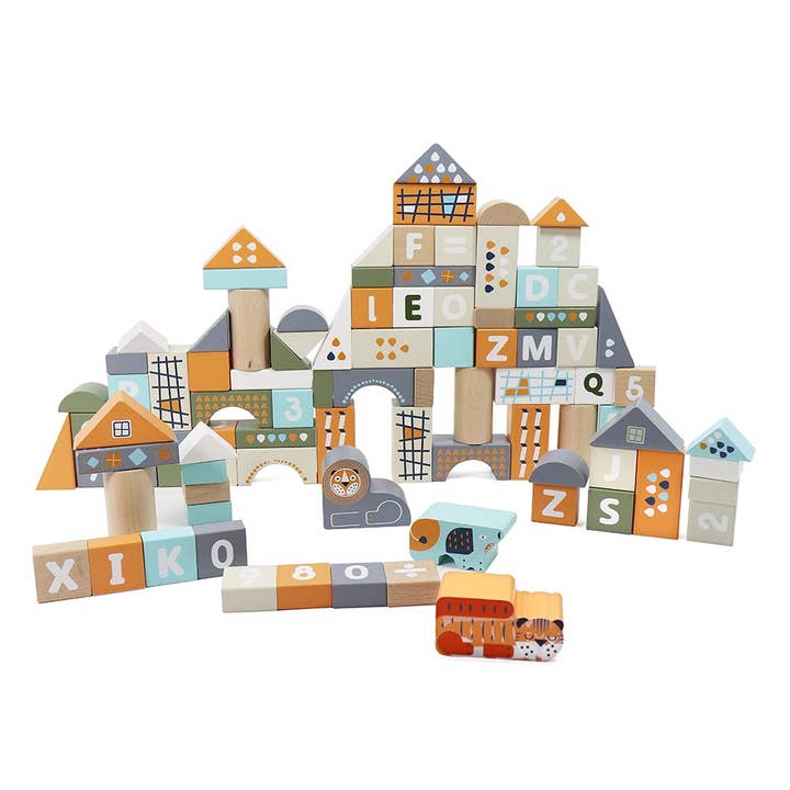 Leo & Friends - Wholesale Blocks - Kids Baby - Leo & Friends Count & Spell Blocks Set for Toddlers5