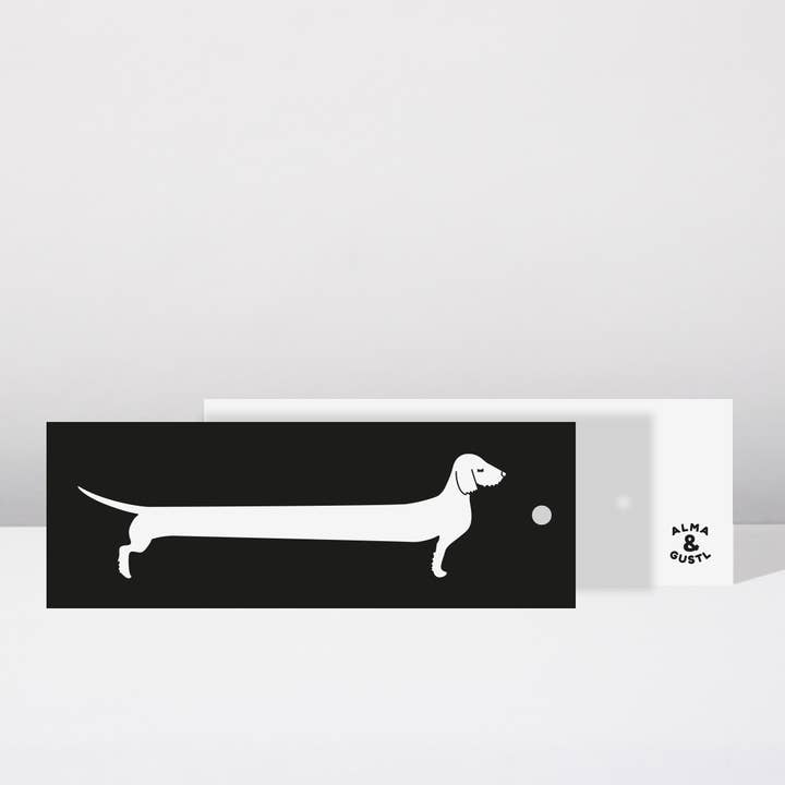 Gift Tags Long Dachshund Set of 5 for wholesale by ALMA & GUSTL