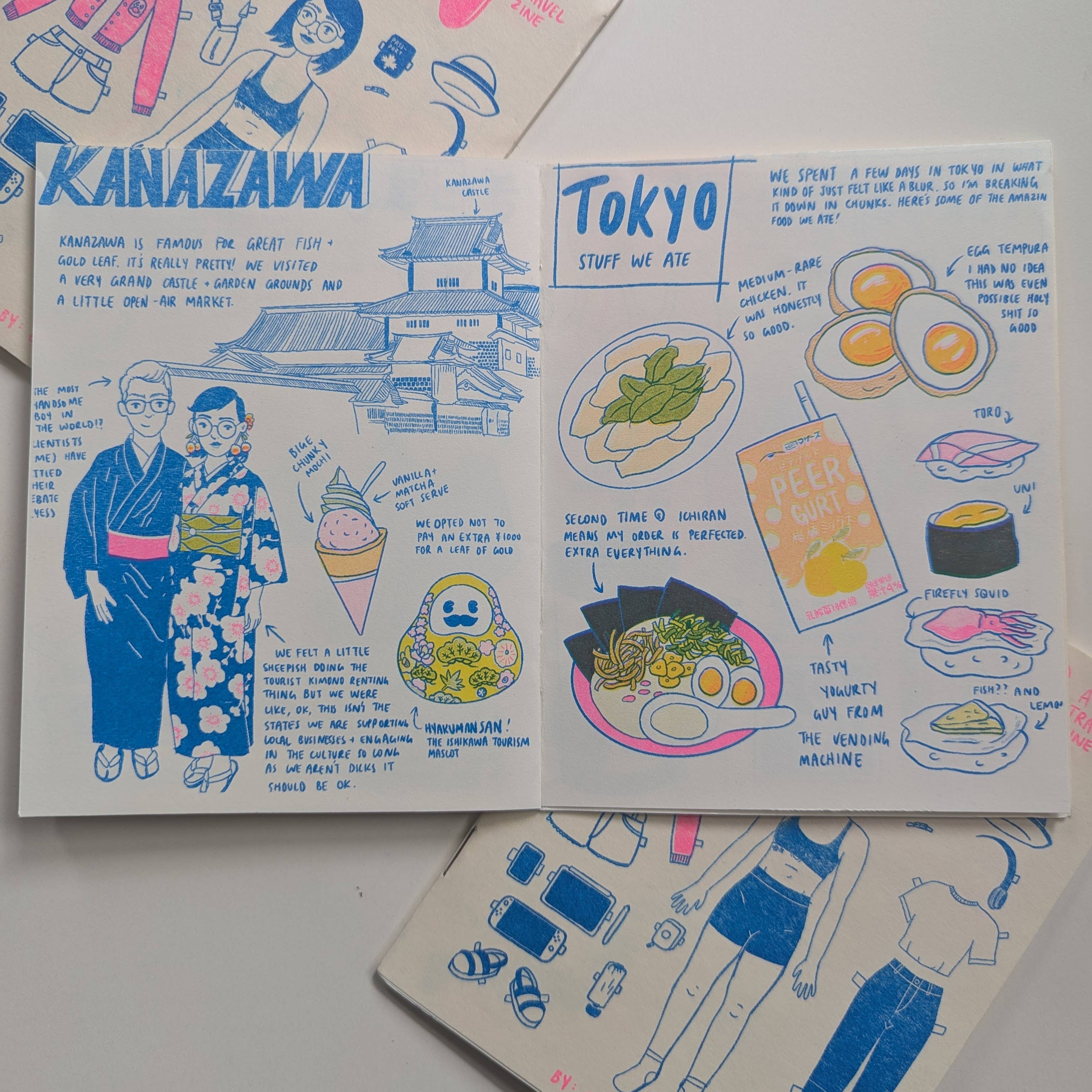 Christina Hu – Großhandel Reisebuch – Japan Reise-Risograph-Zine1