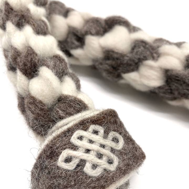 Wooliie - Wholesale Pet Rope Toy - Dog - Endless Knot Braided Rope - All-Natural Wool Dog Toy