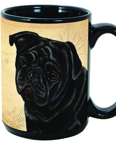 Min trogna vän muggar mops - svart för wholesale av Pet Gifts USA, LLC
