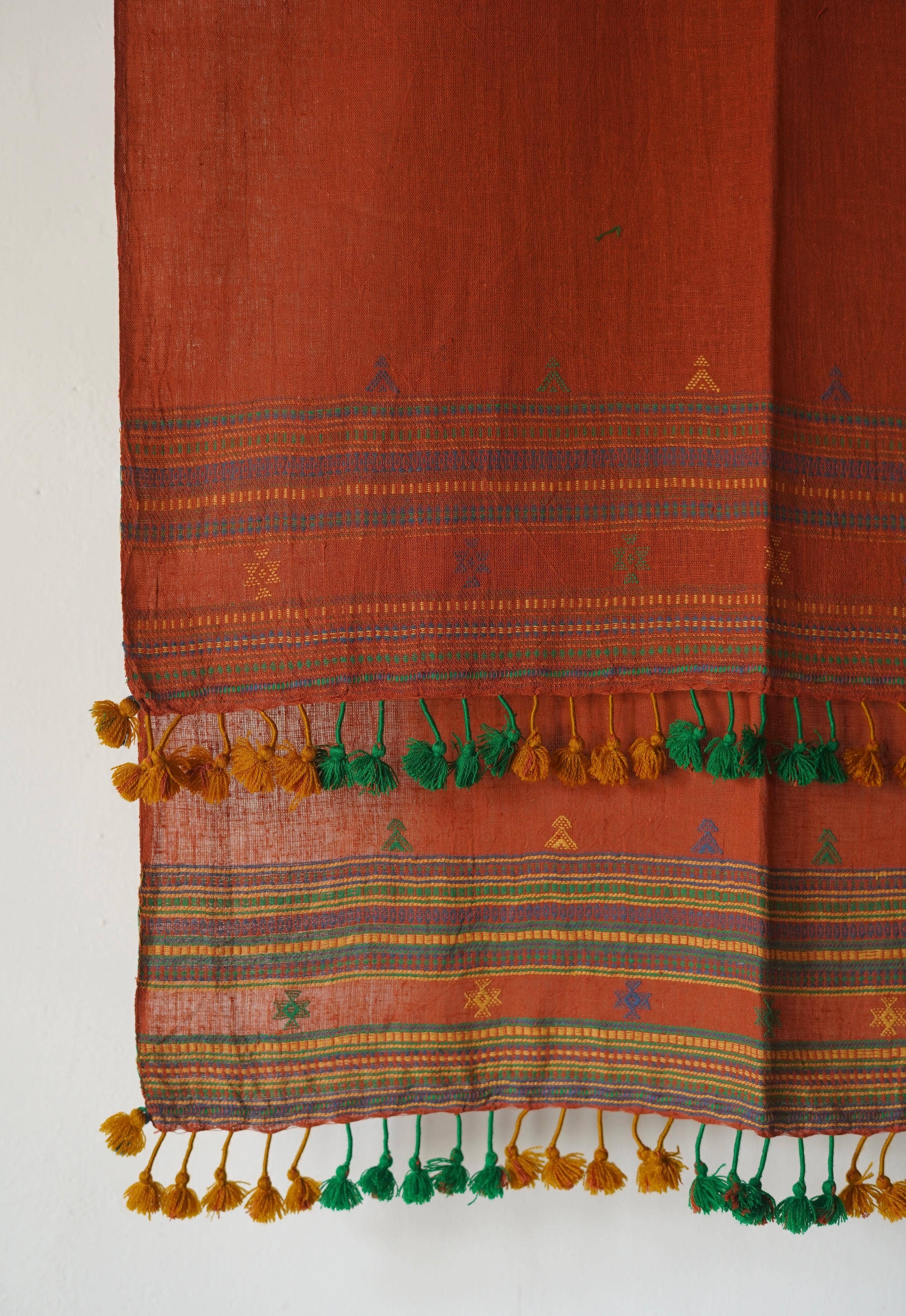 Annahmol - Wholesale Scarf - Unisex - Organic Indigenous Woven Cotton & Natural Dye Scarf57