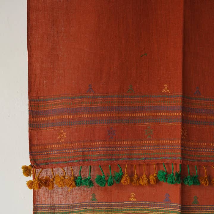 Annahmol - Wholesale Scarf - Unisex - Organic Indigenous Woven Cotton & Natural Dye Scarf57