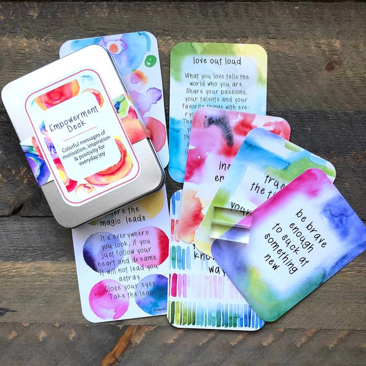 The Empowerment Deck for wholesale by Maria DeVito Palmer Designs LLC