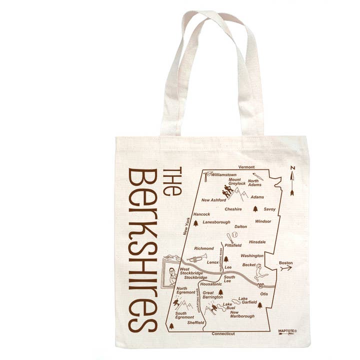 Berkshires Grocery Tote for wholesale by Maptote