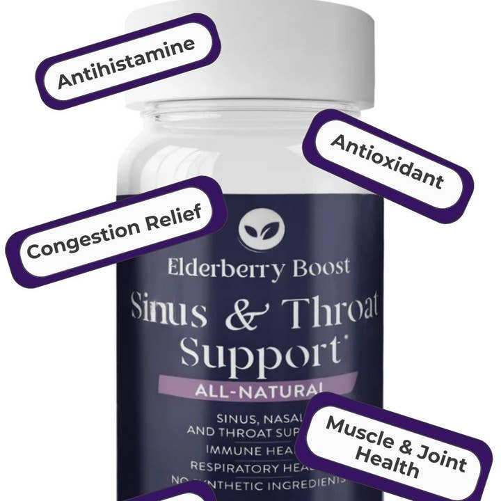 Elderberry Boost - Wholesale Oral supplement/vitamin - Sinus & Throat Support3