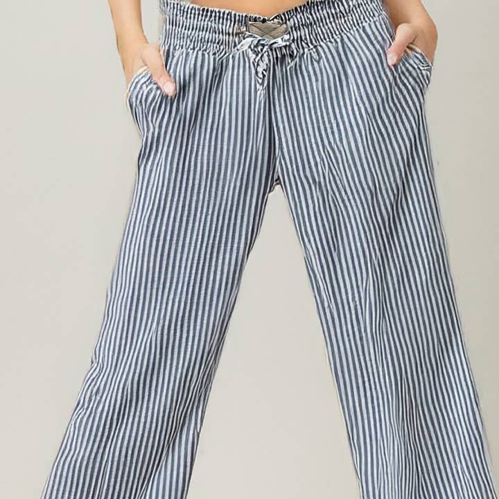Striped Wide Leg Pants and other Purchase Wholesale pantuflas para boda. Free Returns & Net 60 Terms on Faire trending on Faire.