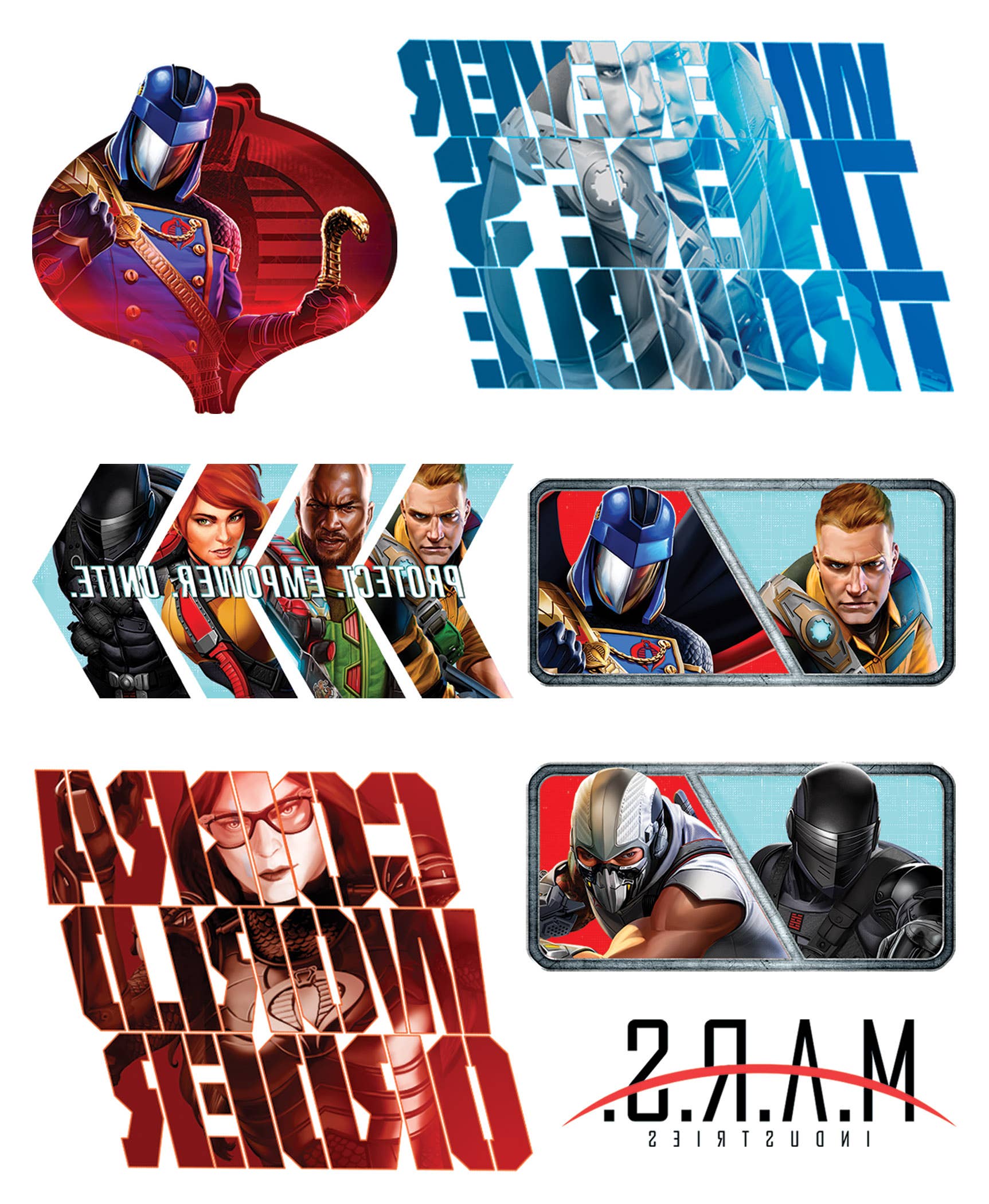 Savvi - Wholesale Temporary Tattoo - Kids - GI Joe - Tattoo Pouch - LP33462.AA-011