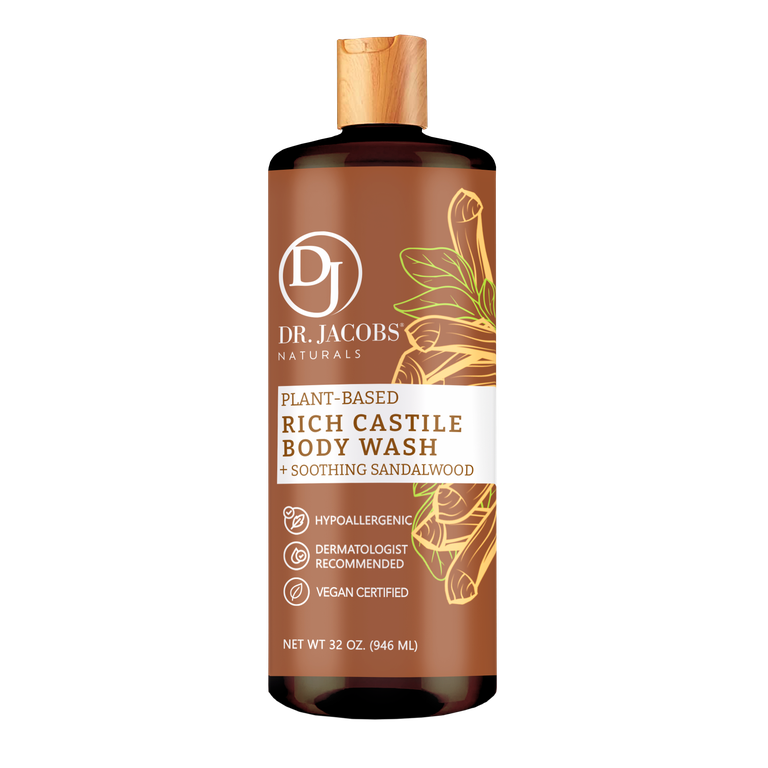 Dr Jacobs Naturals - Wholesale Body Wash/Shower Gel - Rich Castile Body Wash  - 32 oz6