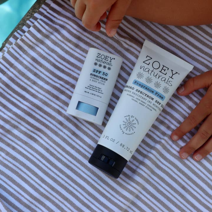 Zoey Naturals - Wholesale Sunscreen - Fragrance Free Broad Spectrum SPF 50+ Mineral Sunscreen4