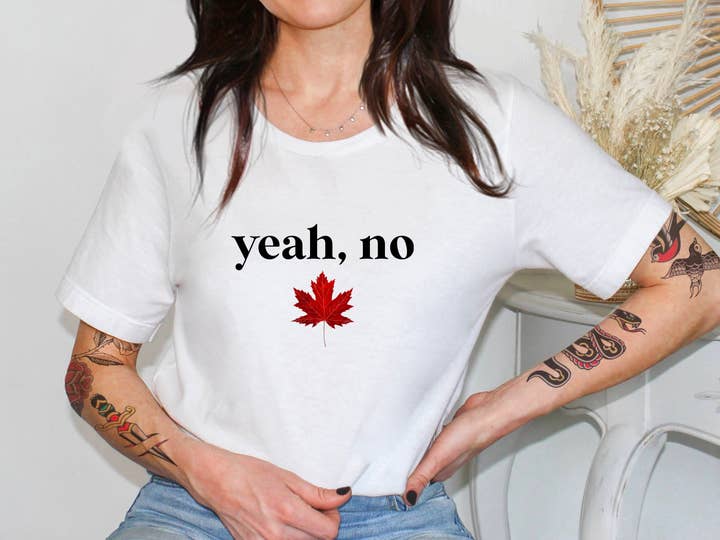 Kanada T-shirt - Ja, Nej för wholesale av Days with Gray