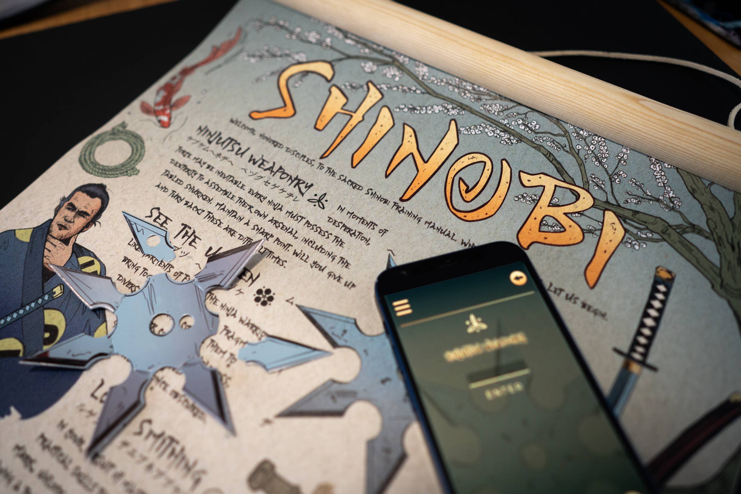 Escape Mail - Wholesale Board Game - Shinobi: The Ninja Scroll - Immersive Puzzle Adventure Game9