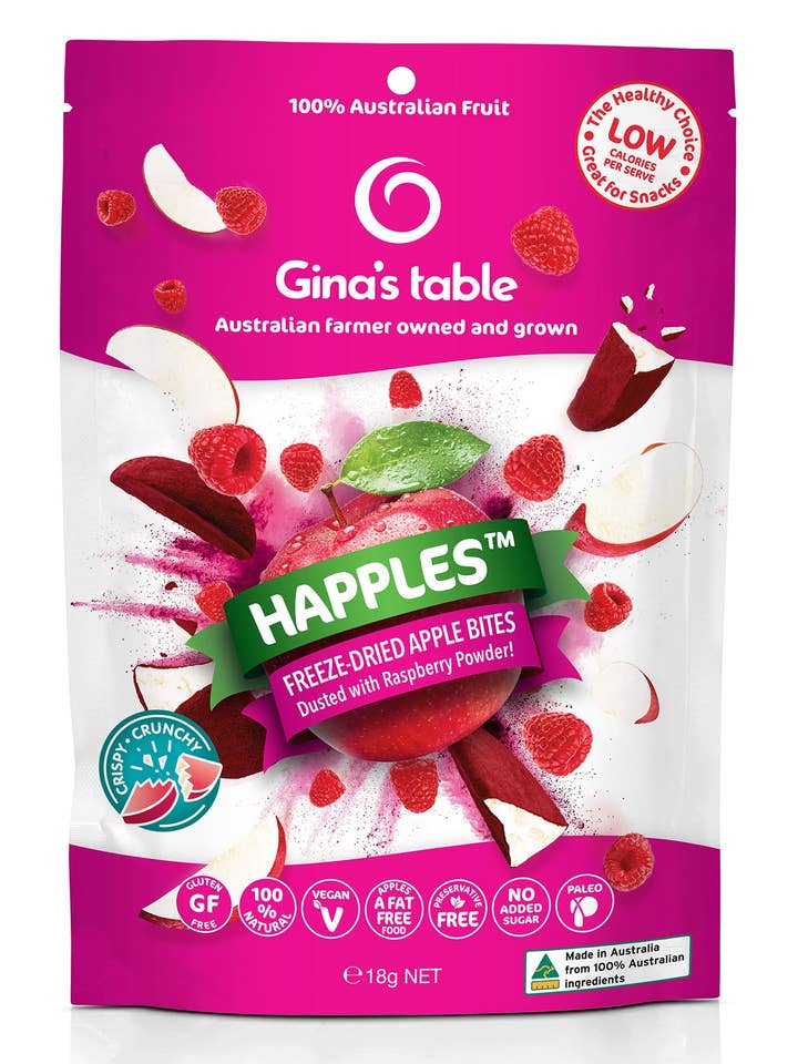 Apple & Raspberry Happles 10-Pack for wholesale by Gina's Table
