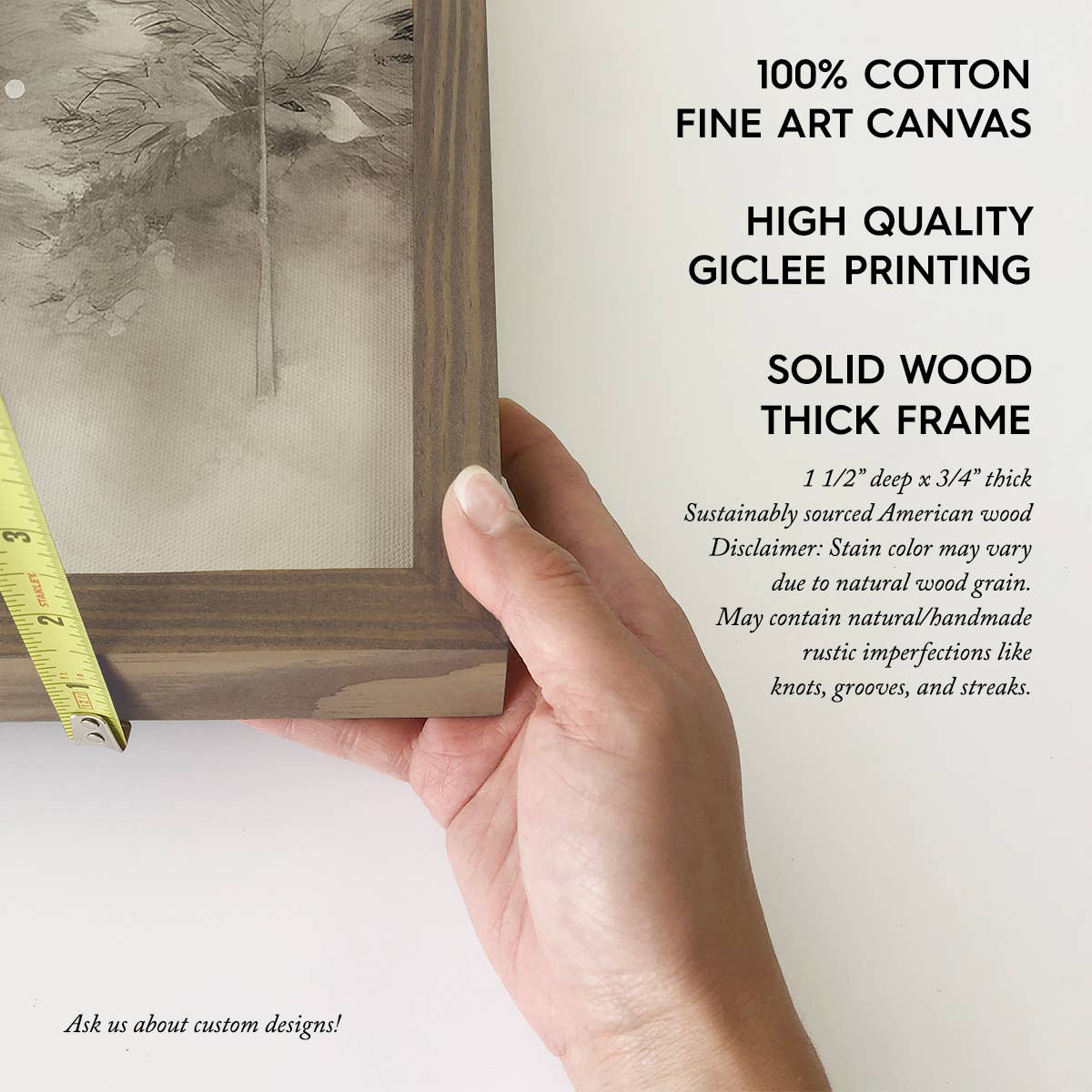 Hangout Home - Wholesale Art Print - Trust In The Lord - Scripture Canvas Art - Wood Framed Decor3