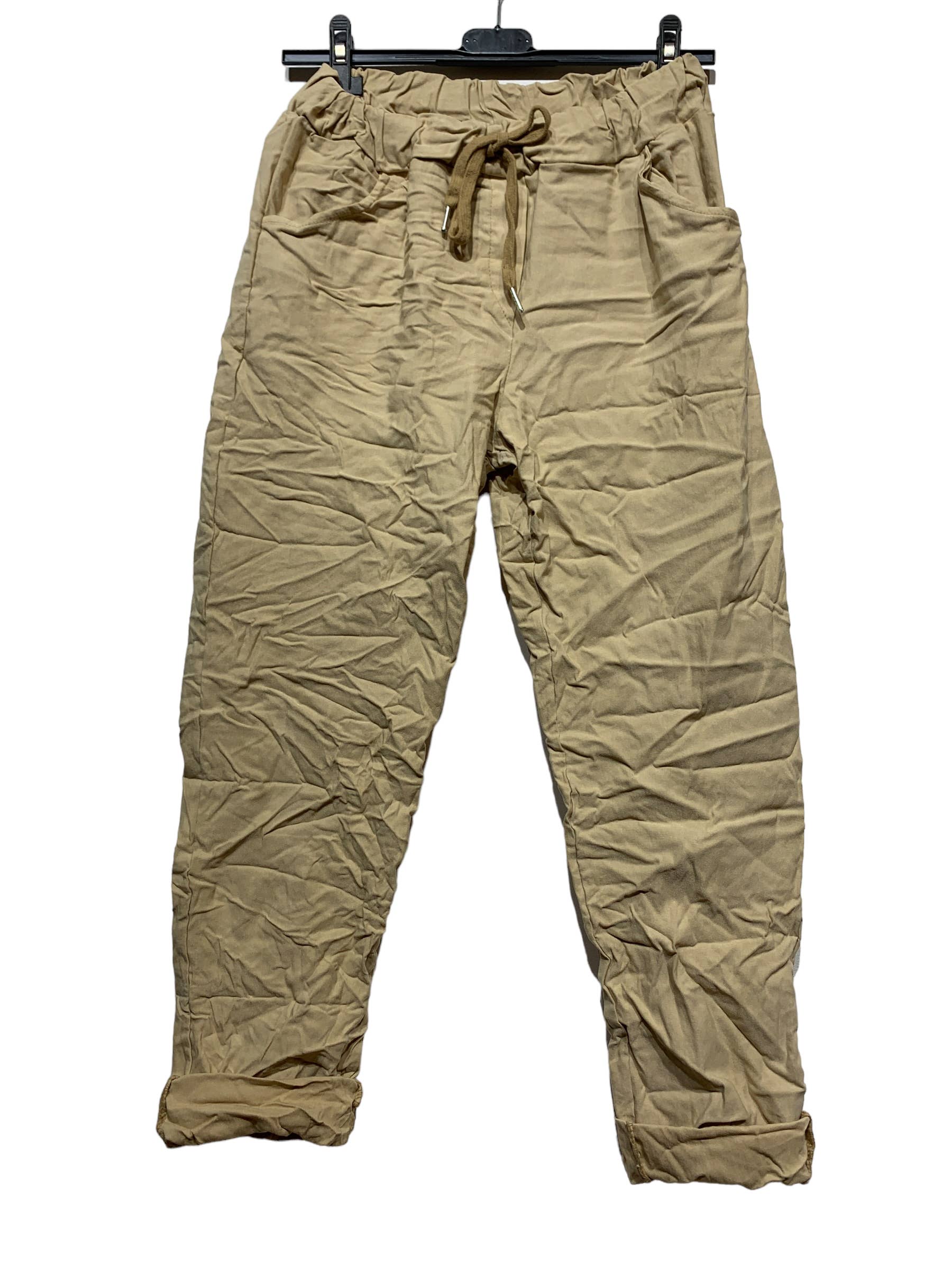 LINEN & COTTON HOUSE – wholesale Pants – Women's – 77312 WRINKLED PANTS WITH LARGE POCKETS5