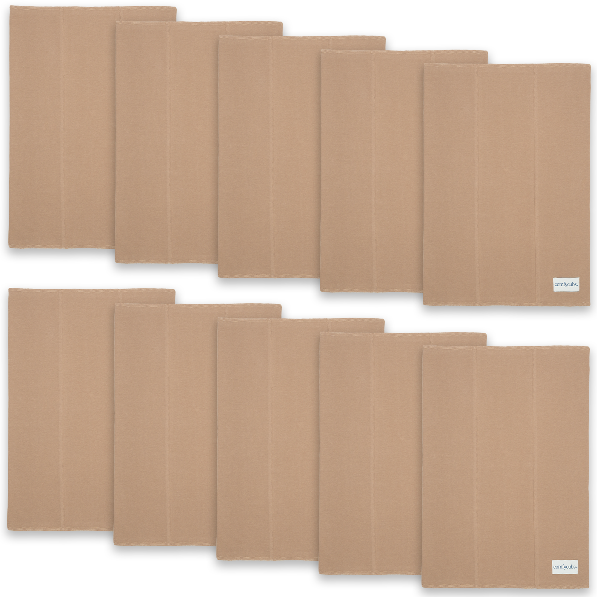 Comfy Cubs - Wholesale Burp Cloth - Baby - Baby Burp Cloths Set, Large 6-Layer, 100% Cotton Comfy Cubs43