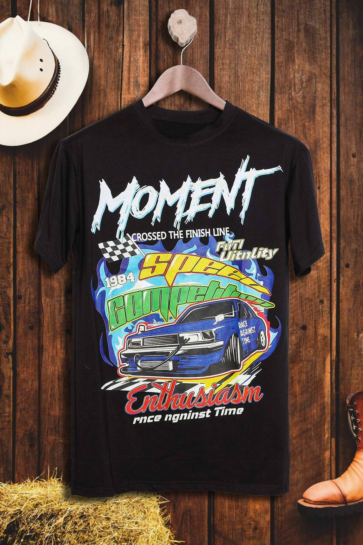 Fashion Combination – Großhandel Bluse – Damen – Coolane Brief- & Auto-Print-T-Shirt19