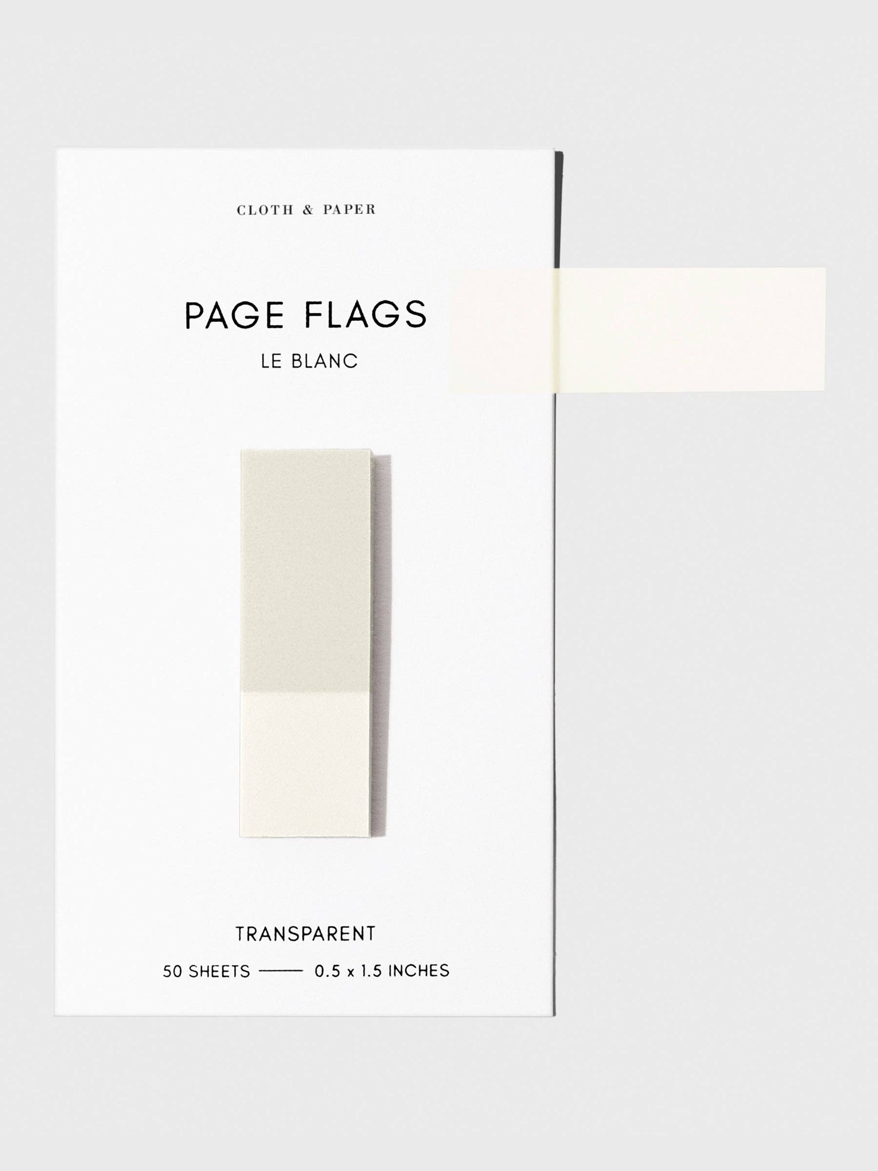 Cloth & Paper - Vendita all'ingrosso Segnalibro - Bandiere di pagina trasparenti44