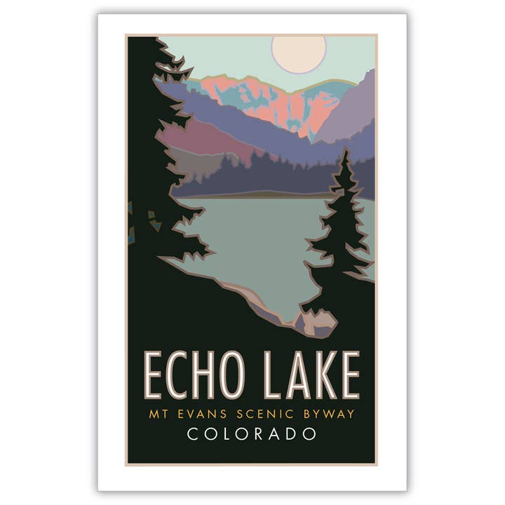 Echo Lake, Colorado - Posters for wholesale by Travel Posters by M&W Design Co.