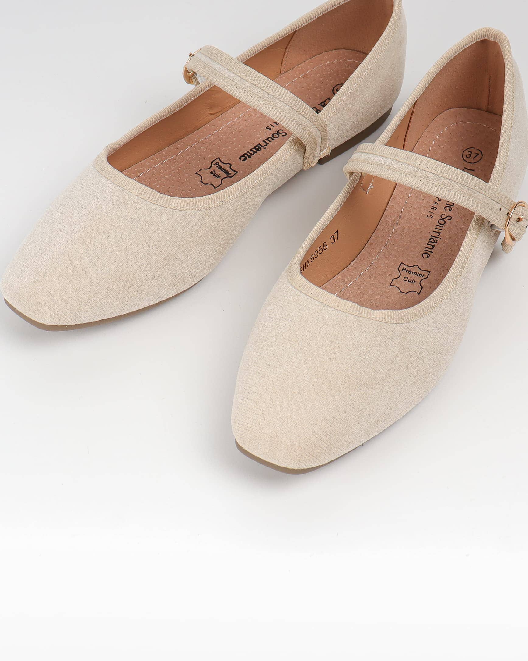 La Bottine Souriante - Wholesale Flats - Women's - Mary Jane Ballet Flats in Suede – Fine Buckle31