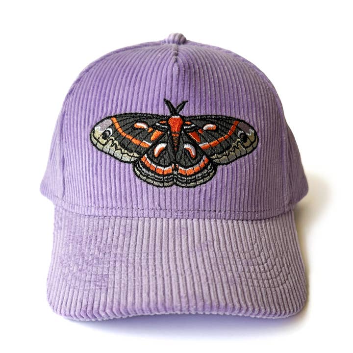 Chapeau en velours côtelé « Cecropia » pour la vente par Allison Stoiser Art