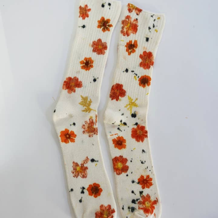 DYE KWEEN - Wholesale Socks - Women's - Flower Power Bamboo Sock10