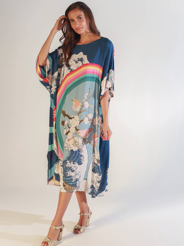 Themis Kimono - Rainbow for wholesale by Maria Sanz Kimono