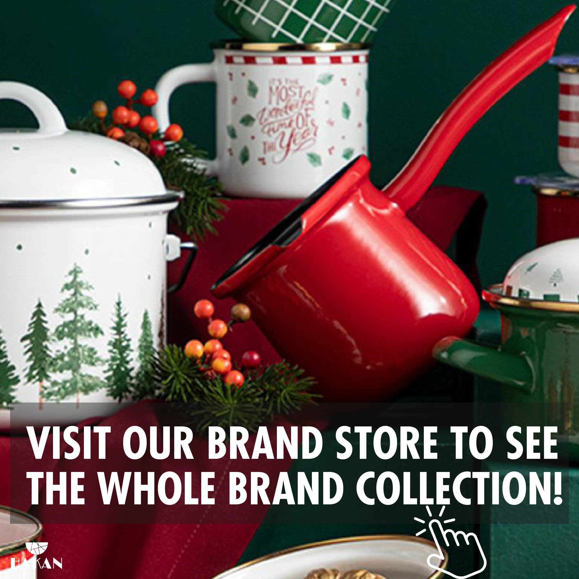 Hakan - Vendita all'ingrosso Tazza - Caffettiera smaltata Hakan rossa 1000 cc (33,8 oz) Jumbo per piani cottura5