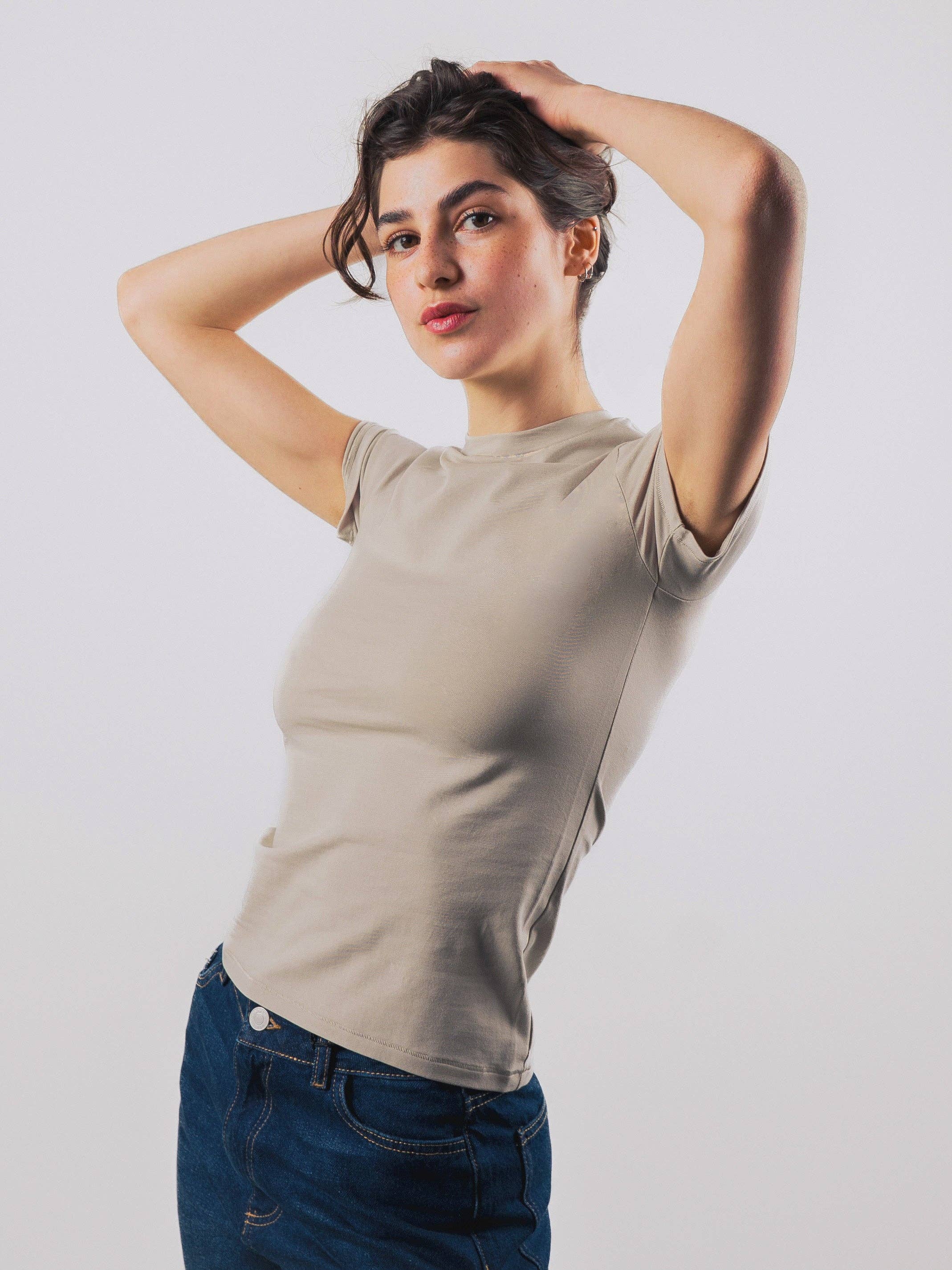 Honest Basics - Wholesale T-Shirt - Women's - Slim Shirt10