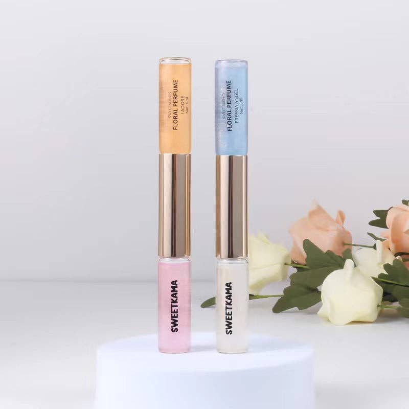 Sweetkama - Wholesale Roll-On Fragrance - 2 in 1 Double Head Ball Bearing Long Lasting Perfumes D677