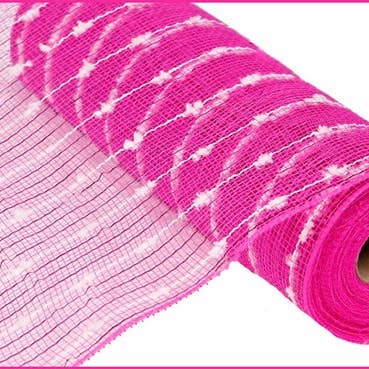 Amber Marie & Company - Wholesale Ribbon - Gift Wrapping - 10.25"X10yd Metallic Puff Ball Mesh Ribbon4