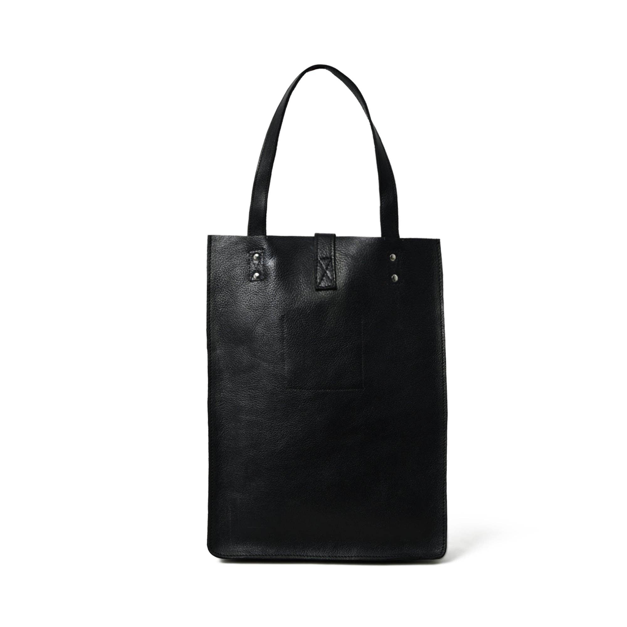 Classy Leather Bags - Wholesale Tote Bag - Women's - Ebony Elegance Leather Tote6