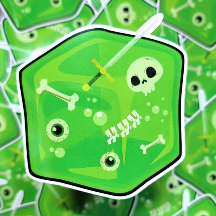 Autocollant Transparent Cube Gelly pour la vente par Color Spray Creations