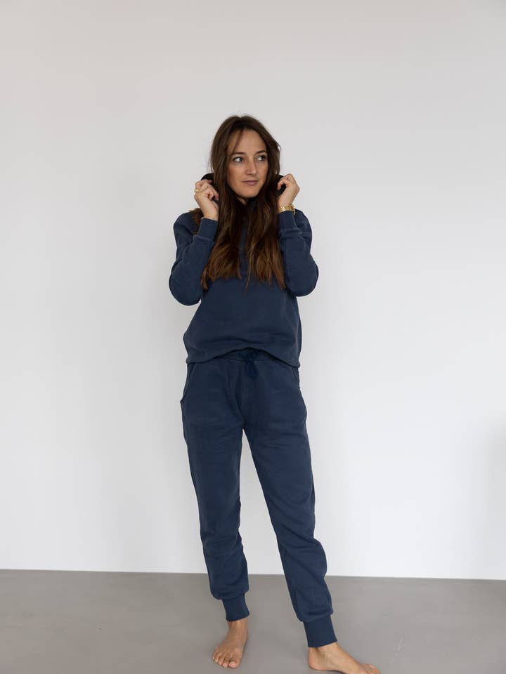 PINA HOODIE NAVY for wholesale by PURA Clothing