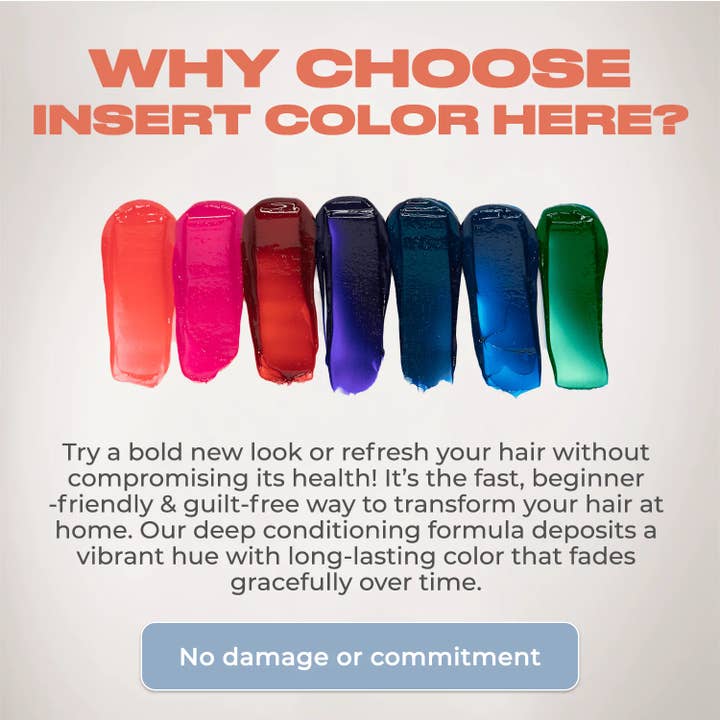 INH Hair - Wholesale Hair Dye - Insert Color Here - semi permanent hair color conditioner