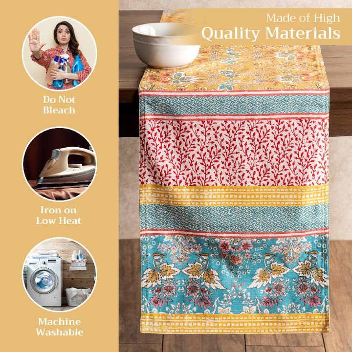 Maison d'Hermine - Design in Every Thread - Wholesale Table Runner - Table Runner 100% Cotton - Double Layer - Marquise8