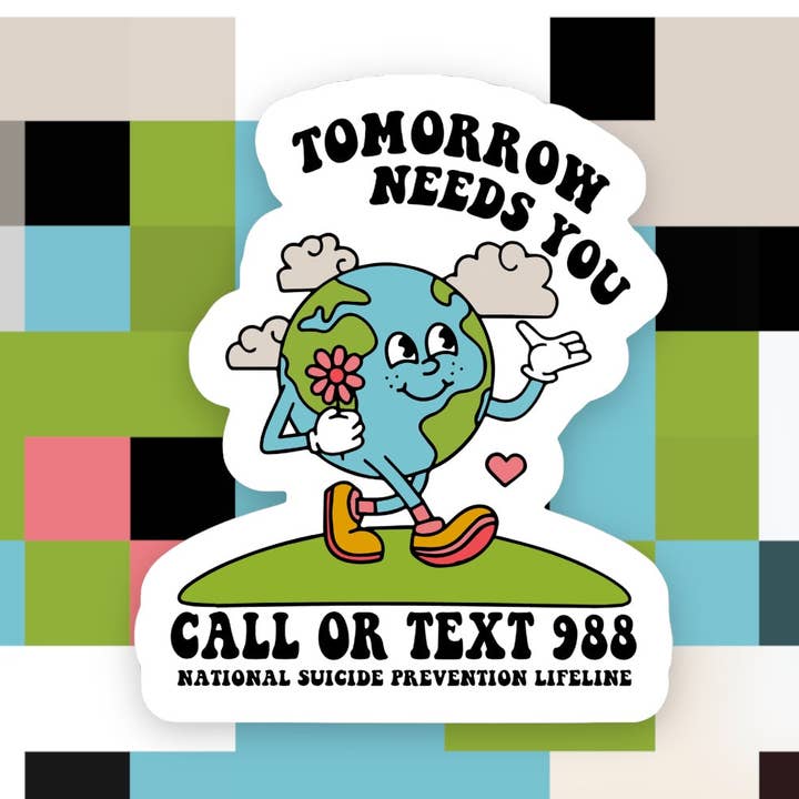 Ace the Pitmatian Co - Wholesale Sticker - Tomorrow Needs You 988 Sticker0