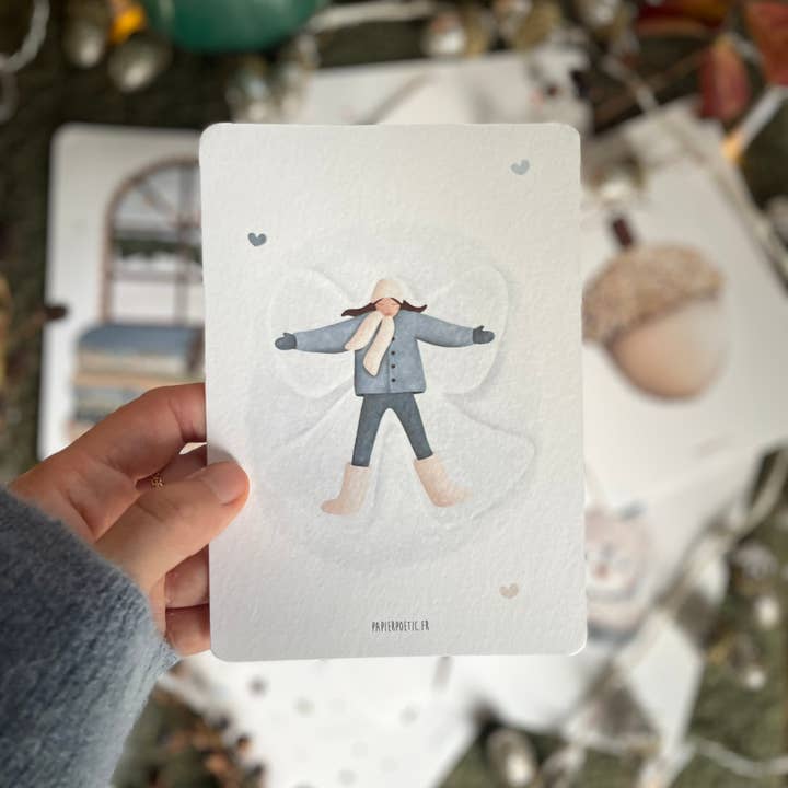 Papier Poetic - Wholesale Postcard - Postcard / Card "Snow Star"1