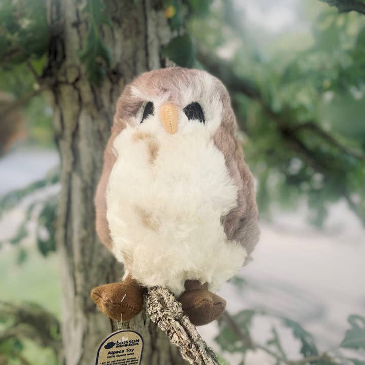 Blossom Inspirations - Wholesale Stuffed/Plush Toy - Kids & Baby - Owl Alpaca Fur Toy