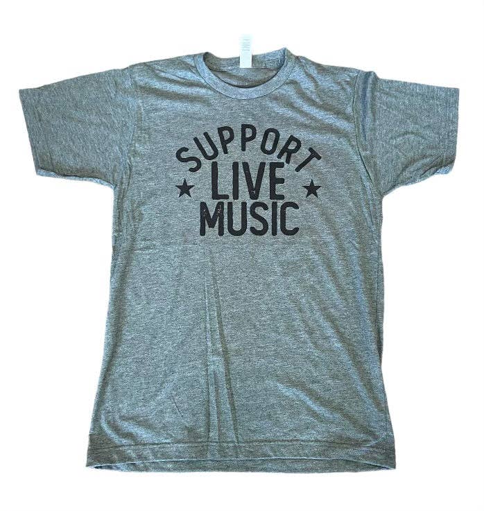Happy State Co - Wholesale Screen Printed T-Shirt - Unisex - happy state co support live music tee shop concert venue