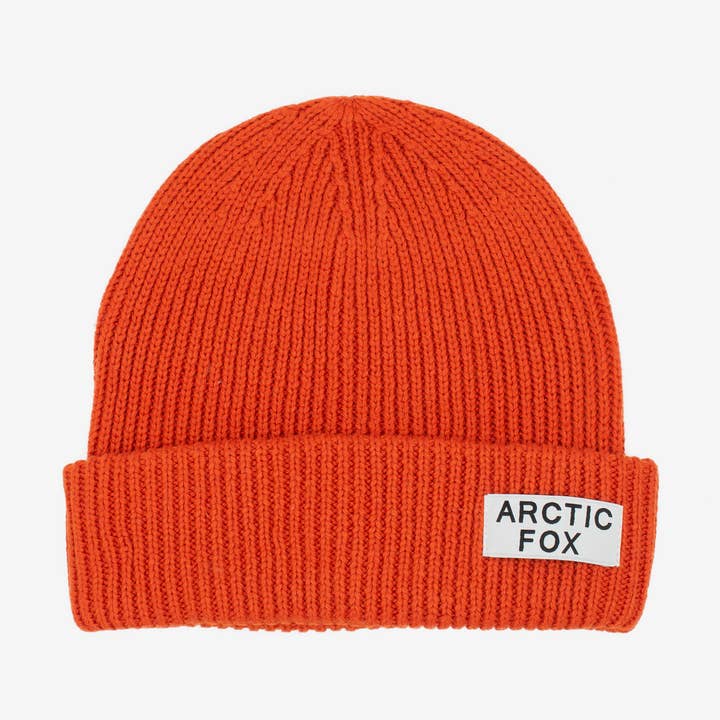 ARCTIC FOX & CO. - Vente Bonnet – unisexe - Bonnet en bouteilles recyclées - Corail ensoleillé - AW252