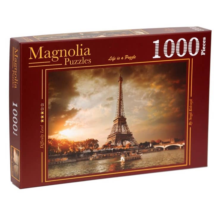 Magnolia Puzzle 2332 Clouds Over Paris 1000pc Jigsaw Puzzle for wholesale by The Weekend Hub
