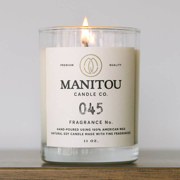 No. 045 - Garden Mint | Hand-Poured, Soy Candle for wholesale by Manitou Candle Co.