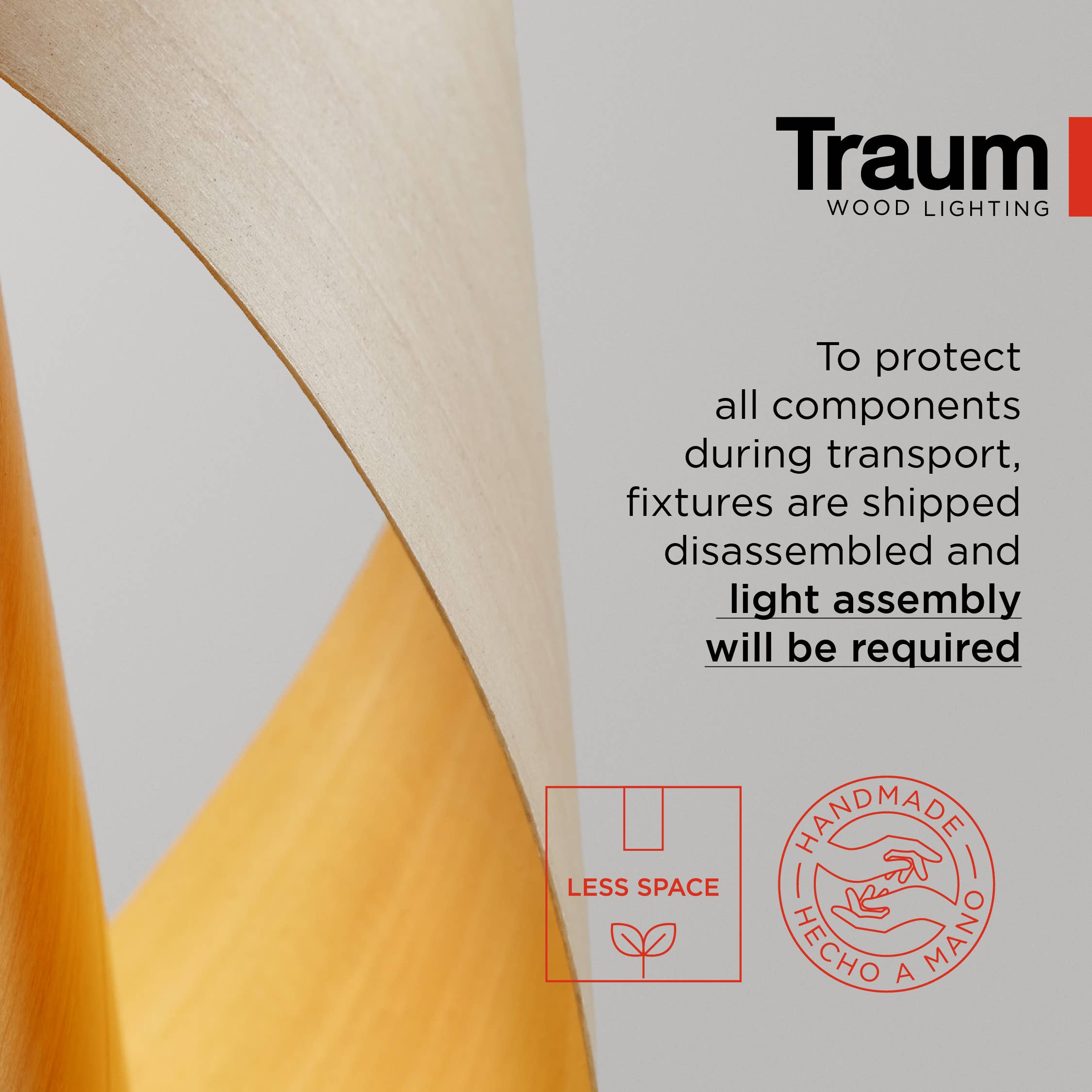 Traum - Wood Lighting - Wholesale Chandelier/Hanging Light - Gross-S [Small] - Scanidinavian Chandelier - Nordic Design1