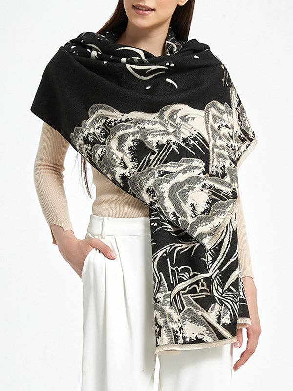 VividLux - Wholesale Sjaal - Dames - Jacquard sjaal en sjaal voor kettingbreiwerk15