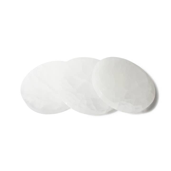 Selenite Charging Plate - Large - 3 Pack for wholesale by Stonebridge Imports